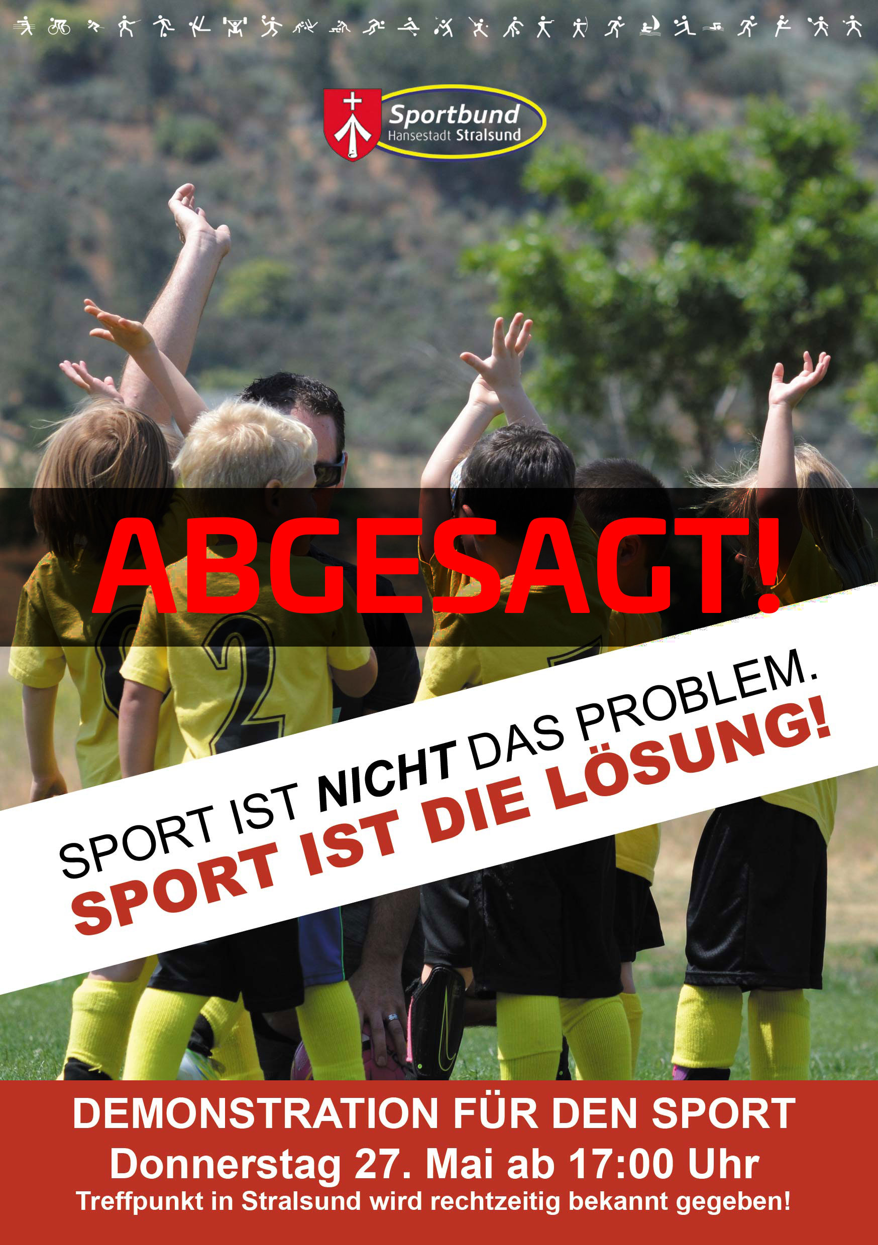 Demo für den Sport am 27. Mai (ABGESAGT)